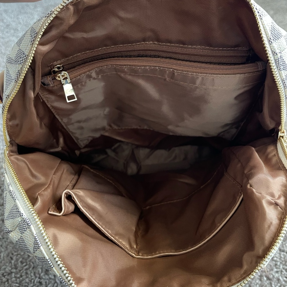 Geometric Patterned Backpack and Wallet Set - image 4